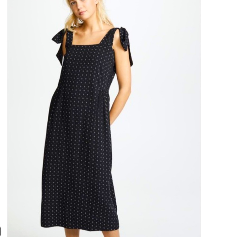 Hatch, Kate Bowtie Dress, Color black/white, Size O/S